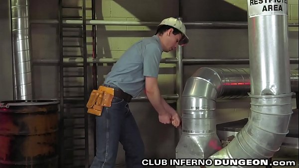 Construction Worker Buries His Fist Into His Coworker's Ass 