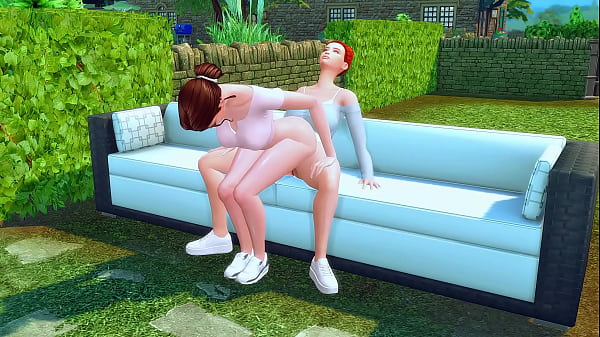 futanari_mistressfed sperm to her sisterafter training_in the gym sims_me hentai sfm
