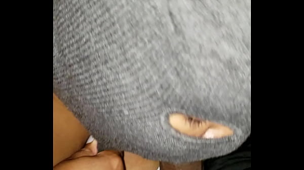 Sloppy blowjob on_the patio