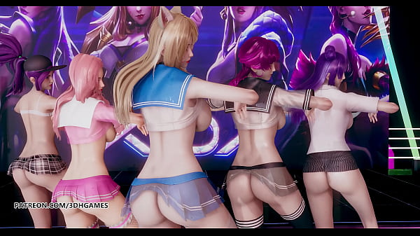 Play MP4 - &lbrack;MMD&rsqb; Hello Venus -Wiggle Wiggle Hot Kpop Nude Dance Ahri Akali Kaisa Evelynn Seraphine KDA League of Legends