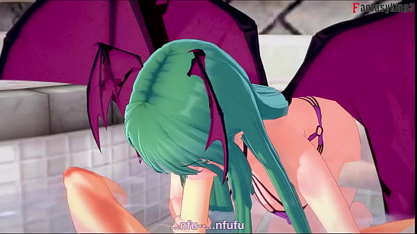 Morrigan bikini pov sex on public baths free pov full movie on sheer & fantasyking3 