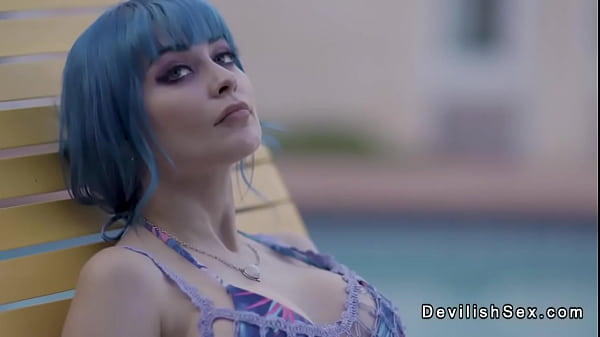 Almost married man fucks blue hairedbabe