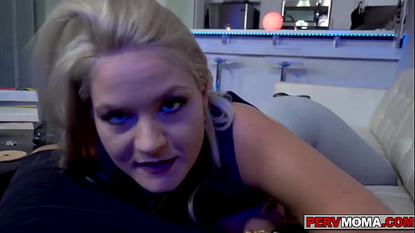 My busty stepmom makes_me choose cartoons or her big tits