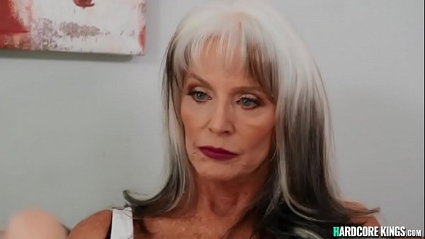 Horny teen and granny sharing bigcock