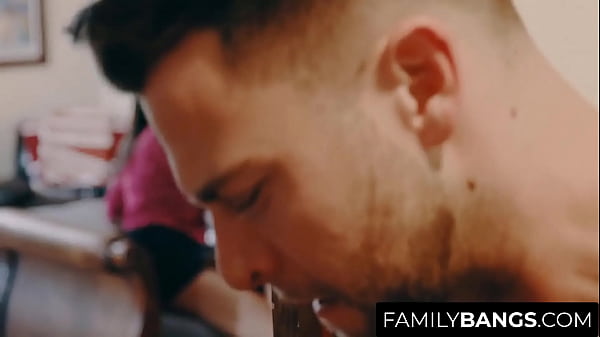 FamilyBangs com StepSon Spying his StepMom Fucking his Best Friend ReaganFoxx Damon Dice