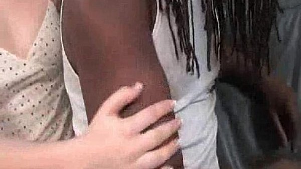 Teen Blonde Plays With Hung Black Guy 