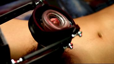 The machine brings you to a powerful cumshot! It was brutal!