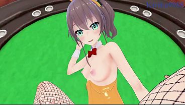 Natsuiro Matsuri (bunny Girl) And Sakamata Chloe (bunny Girl) Intense Sex. - Hololive Vtuber Pov Hentai thumbnail