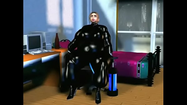 Leather girl filling