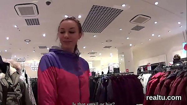 Fantastic czech nympho was tempted in the shopping centre and bangedin pov