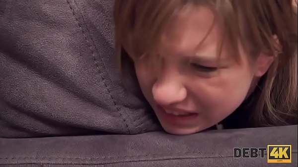 Debt4k. Collector visits teen girl and fucks her perfectly shaved pussy for debt 