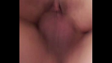 Rough anal reverse cowgirl with Candie Cross's skinny frame taking every inch deep 