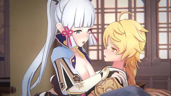 Genshin Impact Ayaka cowgirl