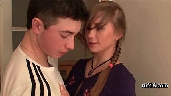 Teen with nice butt gets her ass rammed really hard 