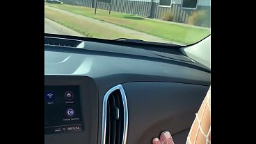 Police caught me nudity in public driving car 