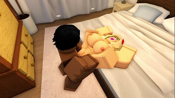 ROBLOX_PORN Thick blonde bitch_gets her first_BBC