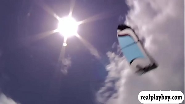 Curvy hot babes kite surfing whilenaked