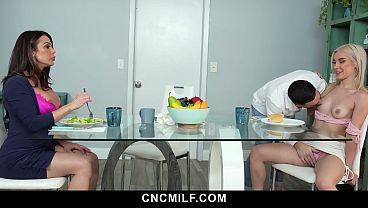 Stepbrother Returns to Freeuse His Stepmom and Stepsister at All Hours - Cncmilf