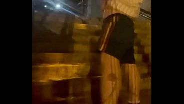 Homemade compilation of amateur boys caught peeing in the street