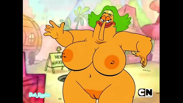 Chowder endivia muestra sus enormes atributos y juega con su cosita