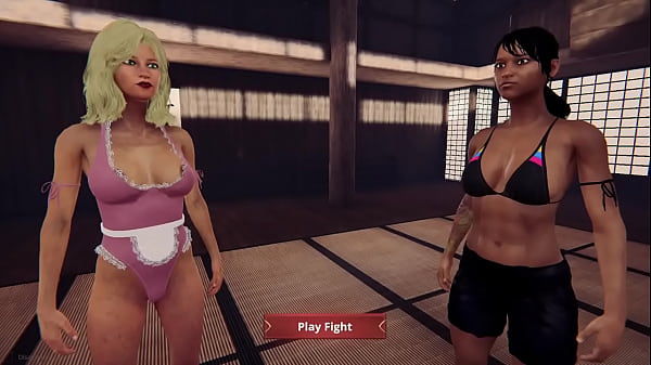 Faye vs Dela Naked Fighter 3D