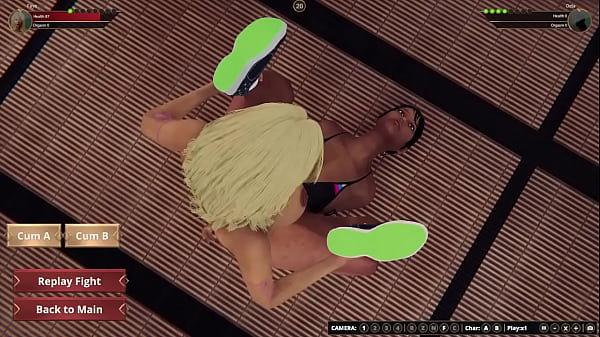 Play MP4 - Faye vs&period; Dela &lpar;Naked Fighter 3D&rpar;