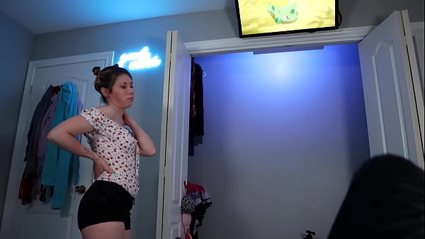 Nonton Caught My Stepbro In My Bed And Make Him Cum thumbnail