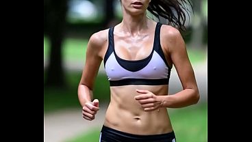 Nonton Mature Runner Women Nipple Slip &ndash; Huge Saggy Boobs Jiggling No Bra Part 1 [ai] thumbnail