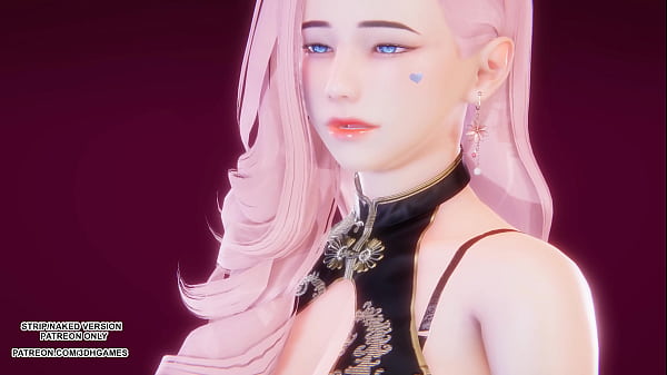 MMD HYOLYN One Way Love_Seraphine Sexy Kpop Dance LeagueOf Legends Uncensored Hentai