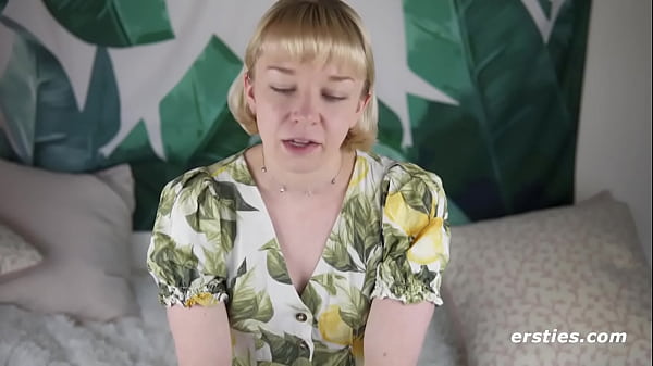 Blonde Hair Jolie Explores AllOf Her Holes Outside