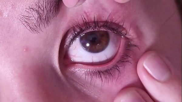 Cum dumpster_gets a full cumshot into_her open eye talking