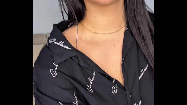 Beautiful college girl seduces you pearls of her lingerie stuffed into her fat pussy