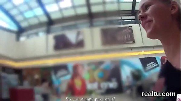Flawless czech sweetie is teased in the shopping centre and penetrated in pov 