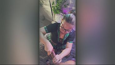 Ms. Kay Lee Sucks You Until She Milks Your Cum Onto Her Face!! thumbnail
