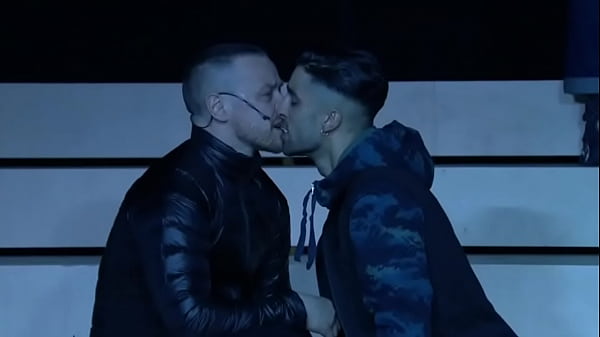 Popular Actor James McAvoy kissing young actor from a popular UK based play | GAYLAVIDA.COM 