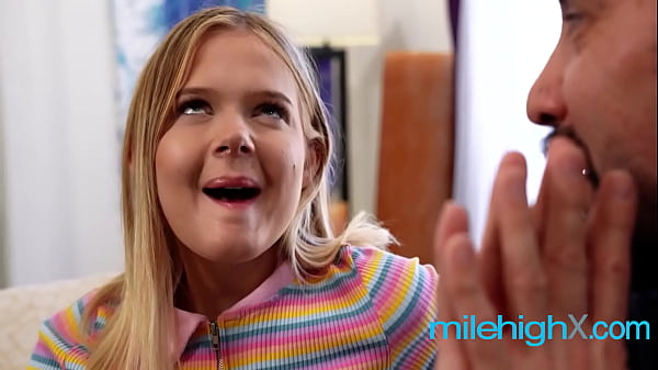 Tiny girl wants a big stick in her pussy