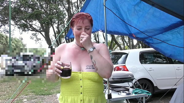 Play MP4 - Blatant Public Display at the local Holiday Park by trashy Kiwi MILF&period; Trailer