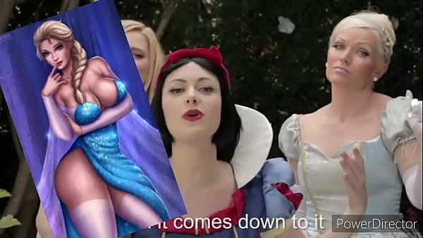 Snowhite and Elsa bitch battle 
