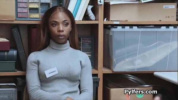 Black Teen Babe Gets Anal Fucked After Caught Stealing Merchandise 