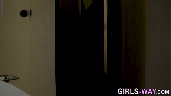 Busty_les licking pussy