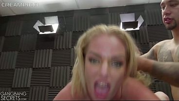 Milf Rachael Cavalli Was An Absolute Pleasure Having Over At Our Gangbang Studio. We Filled Her Up With Five Creampies Which She All Ate Out Of Pussy! thumbnail