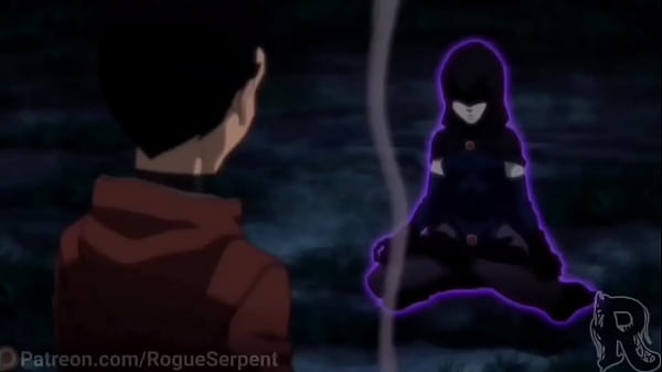 Raven lets Damian fuck her feet 