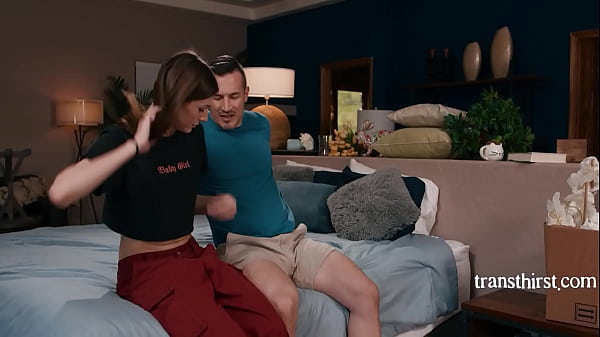 Petite Trans Babe Needs A Change And It Starts By Sucking The Dick That Helped Her 