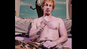 Muscular White Guy Gives Himself a Solo Handjob