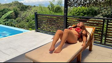 Nonton Mexican Milf Fucks The Outdoor Pool Technician When Her Husband Is Away, Interracial Sex With A Colombian Black Guy! thumbnail