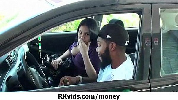 Desperate teen naked in public and fucks to pay rent 1 