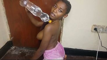 Black As Charcoal Girl Squirting thumbnail