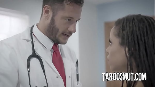 Hot ebony teen fucked by pervy doctor 