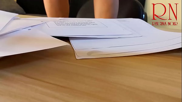 Grow like a tower giant secretary in the office the manager guy is very surprised by her height s2 