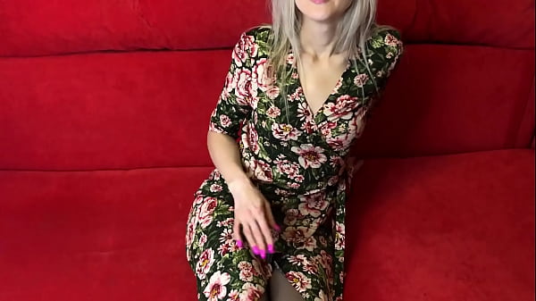 Hot milf play with black dildo 